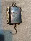 Antique 19th C  Brass   Iron Portable Hanging Scale Landers Family Balance 10lbs