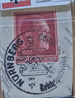 Ww2 German Third Reich Adolf Hitler Nsdap Nurnberg Swastika Eagle Cancel 1938