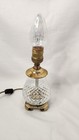 Vintage Small Waterford Crystal Pineapple Brass Alana Cut Table Lamp 9  Signed