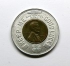 Vintage 1953 Official Dell Comics Club Member Encased Coin Cent Token