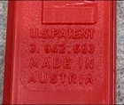 Rare Transitional 3 9 Patent With Thick Feet Pez Witch Dispenser Austria Vtg