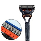For Gillette Fusion 5 8pcs 5-layer Shaving Razor Blades Refills With Handle