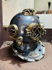 Antique Diving Divers Helmet Mark V Vintage Navy Us Sea Deep Scuba Morse