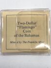 1972 Bahamas Franklin Mint Sterling Silver  2-dollar Flamingo  Proof Coin  c118 