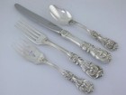 Sterling Silver Reed   Barton 4pc Place Setting Francis I  no Mono   195 Each