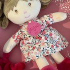 Jolijou Paris Plush Girl Doll Demoiselle Pink Dress Teddy Bear New Gift Boxed