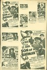Son Of A Badman  1949   Lash La Rue  Al St  John  Michael Whalen Pressbook