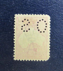 1917 Australia Sc  55 Official Os - 10 Shillings  Kangaroo   Map Used Cv 300