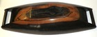 Large Carved Trencher Dough Bowl Oval Trough Vintage Farmhouse 20 5  France