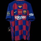 Mint Messi 10 Large  Barcelona 2019 20 Home  Jersey Camiseta  Maglia Nike S s