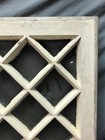 Antique Vtg 58 Lite Window Diamond Sash Shabby 28x39 Cottage Chic Old 1061-25b