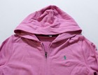 Polo Ralph Lauren Kids French Terry Full-zip Hoodie Cg2 Laguna Pink Size Xl  16 