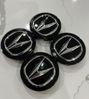 4 X 69mm 2 71in Wheel Center Hub Caps Cover Chrome   Black Emblem Fit For Acura