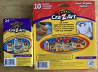 Cra Z Art 24 Pack Crayons Brighter Colors   10 Pack Super Washable Markers New 