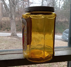 1890s Rare Labeled Double Eagle Cigars Theobald   Oppenheimer Phila Yellow Jar