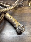 Vintage Braided Leather Rawhide Horse Quirt Whip Western Cowboy Tack Lot 2