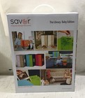 Savor Keepsake Storage Box Set The Library Baby Edition Mementos Slate Gray Tan