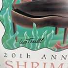 1991 Gulf Shores Shrimp Festival Poster Alabama 20th Annual Framed Art Colorful