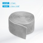 Velvet Ribbon Gift Wrapping 1 Inch X 2 Yard Gray Single Face Velvet 2 Pcs