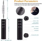 Wireless Bluetooth Receiver Aux 3 5mm Audio Stereo Music Hands Free Car Adapter