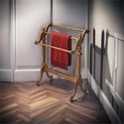 Beaumont Lane Blanket Rack In Vintage Oak