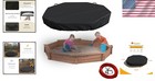 Durable Octagonal Sandbox Cover - Waterproof   Uv-protected - 84  X 78  X 9 