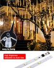 Christmas Lights Outdoor  11 8 Inch 10 Tubes 240 Led Meteor Shower Light