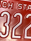 Lovely 1966 Georgia License Plate Fulton County Atlanta Metro Area 1-d-32256 Ga
