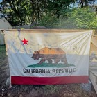 Vintage Pioneer Flag Co California Republic Bear Flag 5x7 5 Cotton Bunting