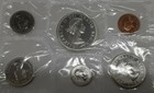 1964 Canada Mint Set- Proof Like- Uncirculated Coin Set- In Rcm Pilofilm