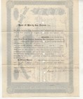 1885 New York Central Sleeping Car Company  Stock Certificate