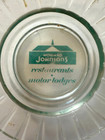 Vintage Howard Johnson   s Restaurants   Motor Lodges Glass Ashtray Advertising