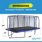 Upper Bounce 8    X 14    Gymnastics Style Rectangular Trampoline