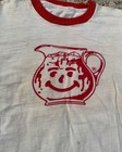 Vintage 1970 s Kool-aid Man Single Stitch Ringer T-shirt Childs Size M