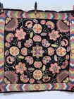 Vintage Fabulous Hand Wool Embroidered Swedish Jynne Cushion Cover Textile 60x60