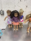 Lot Of 6 American Girl Dolls 18   With Clothing
