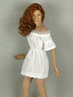 1 6 Phicen  Tbleague  Nouveau Toys - Female White Lace Romper Mini Dress
