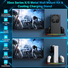 Wall Mount With Cooling Charging Stand For Xbox Series X s   Vertical Dual Contr