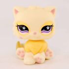 Yellow Persian Cat  763 Cute Kitty Kitten Sitting Cat Action Lps Figure Kid Gift