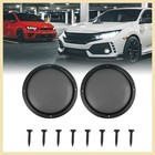 2pcs 8  Black Car Speaker Cover Steel Mesh Sub Woofer Subwoofer Grill New