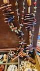 Estate Find - Vintage Mcm Jewelry Box Full Of Treasures W Drawer Of Holiday Pins