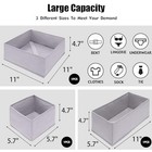 Foldable Dresser Drawer Organizers Clothes  Underwear Organizer Foldable Cloth 