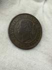Canada 1858   Bronze Large Cent 1st Year   Queen Victoria Km  1  Nice Grade Q31