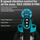 Tile Vibration Suction Tiling Machine Handheld Vibrator Tool 6-speeds Adjustable