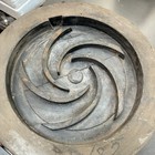 Vintage Foundry Mould Form Industrial Pattern Spiral Wheel Shape Sand Casting