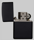 Zippo Windproof Black Matte Lighter   Item 218  New In Box