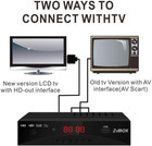 Digital Tv Converter Box  Atsc Cabal Box - Zjbox For Analog Hdtv Live1080p With 