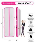 Inflatable Gymnastics Mat  10ft Thickness Gymnastics Tracks For Home gym beac   