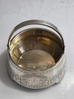 Antique Sugar Bowl  Russian  1879  Sterling  Silver 84   Stamp Of The Master      