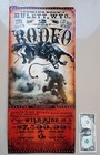Hulett Wyoming Rodeo Poster By Bob Coronato Cowboy Western Embossed Tin Sign